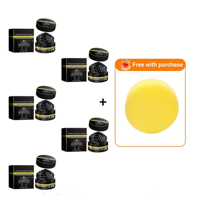 Tire wax – restores black gloss, blocks UV, repels dirt. Easy & quick!