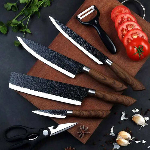 British professional chef knife set -6 pieces