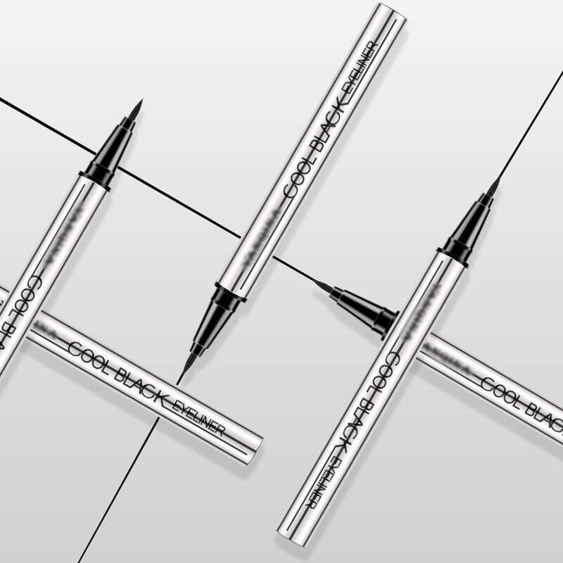 Waterproof Smudge-Proof Eyeliner – 24HR Intense Black Precision!