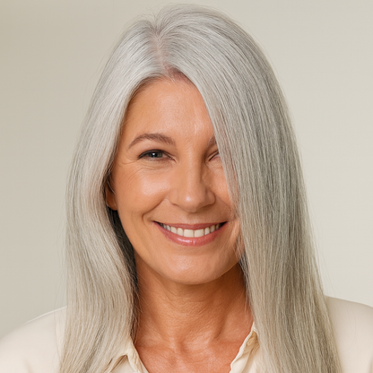 Easy-Wear Hair Topper with Bangs