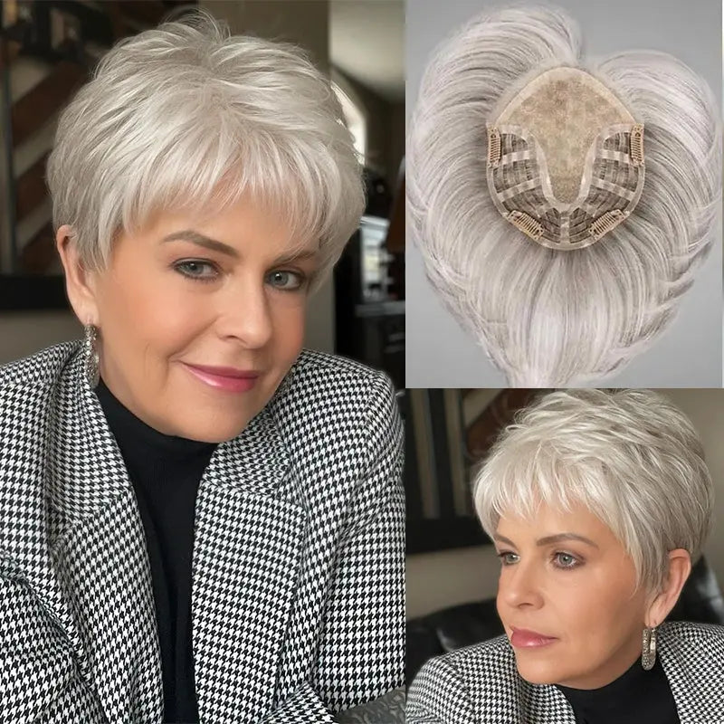 Hot Sale 💖 Lightweight & Breathable Lace Base Short Wig for Summer