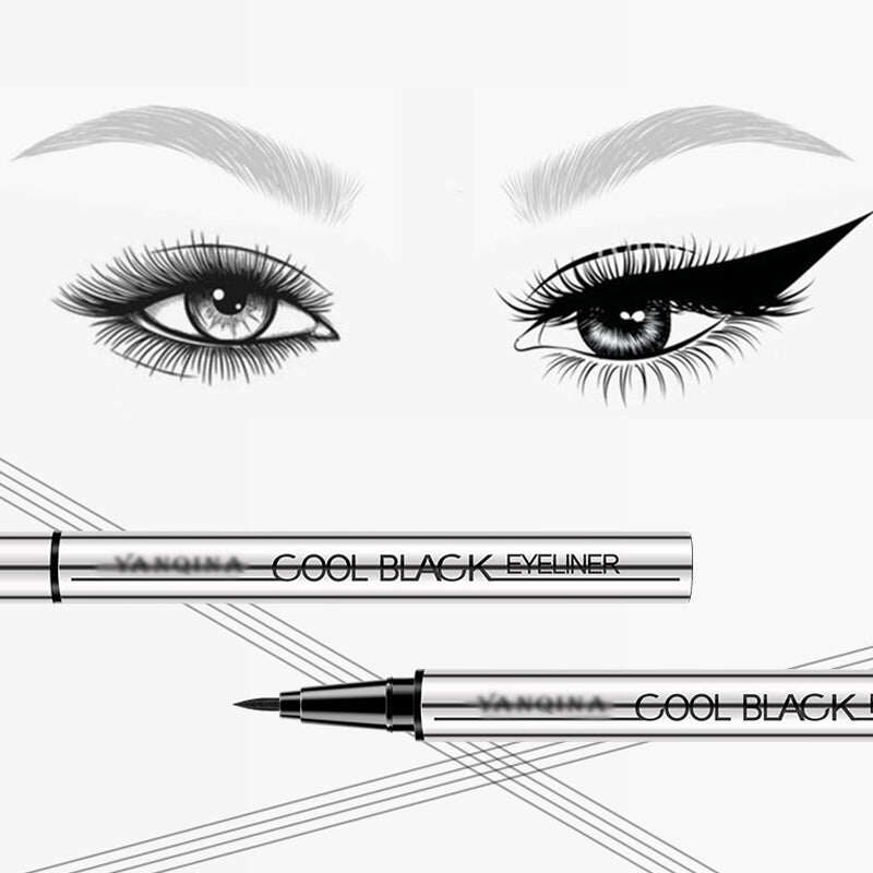Waterproof Smudge-Proof Eyeliner – 24HR Intense Black Precision!
