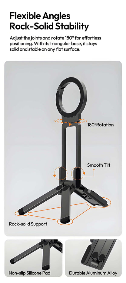 Strong Magnetic Phone Tripod for iPhone